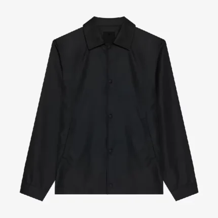 Maison Givenchy Black Embroidery Overshirt