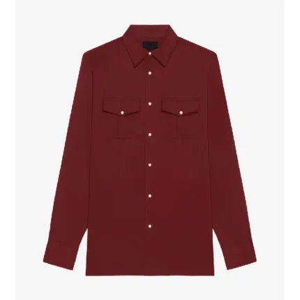 Givenchy Red Shirt in Silk