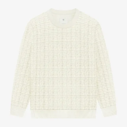 Givenchy 4G Wool Sweater in White