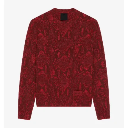 Givenchy Sweater in Snake Jacquard