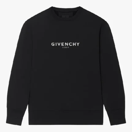 Givenchy Reverse Slim Fit Black Sweatshirt